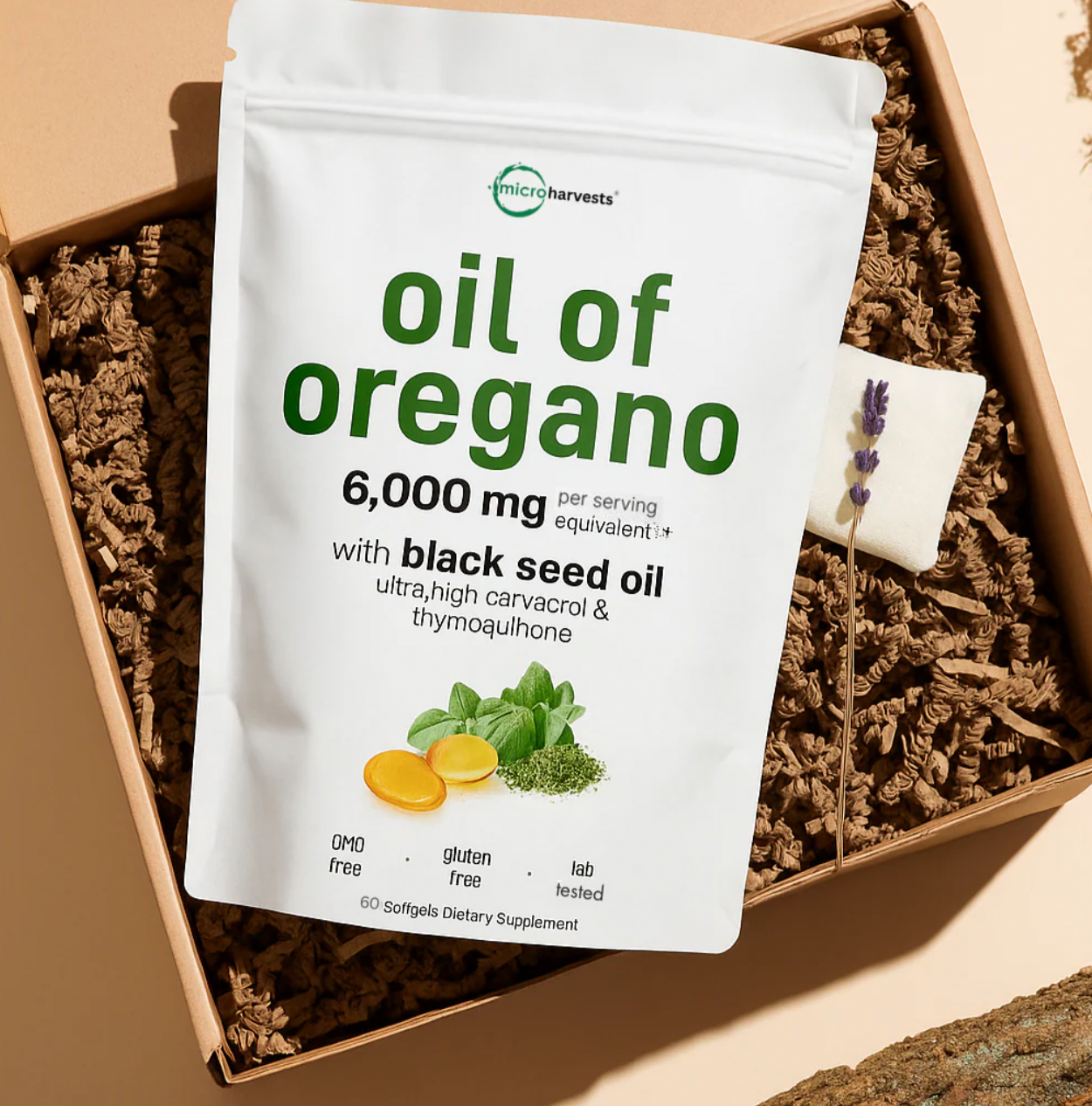 Australian Oil of Oregano with Black Seed Oil